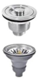 Faizee Möbel Edelstahlspüle Titan Schwarz/Silber inkl. Siphon Bild 4
