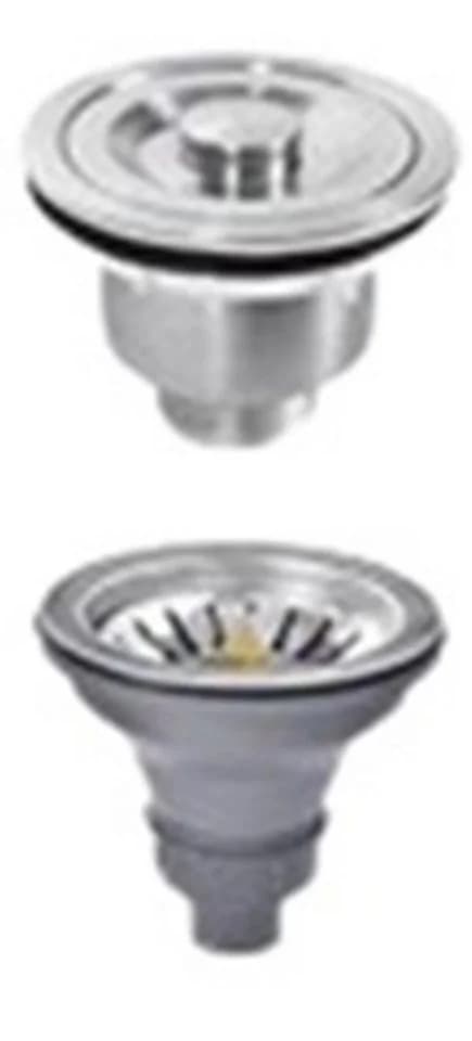 Faizee Möbel Edelstahlspüle Titan Schwarz/Silber inkl. Siphon - Bild 4
