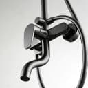 Faizee Möbel Duschsystem Regendusche mit Handbrause Schwarz/Silber Bild 3
