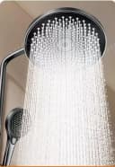 Faizee Möbel Duschsystem Regendusche mit Handbrause Schwarz/Silber Bild 4
