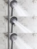 Faizee Möbel Duschsystem Regendusche mit Handbrause Schwarz/Silber Bild 5