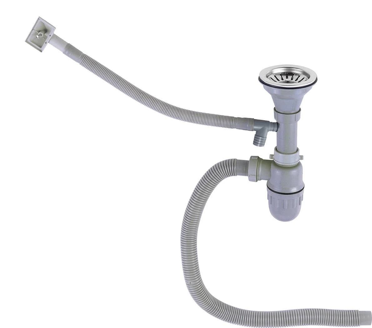 Faizee Möbel Edelstahl-Einbauspüle Rund 42cm Ø Inkl. Armatur-Set - Bild 3