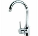Faizee Möbel Edelstahlspüle Rund 42 cm mit Armatur und Siphon-Set Bild 3