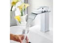 Faizee Home Badarmatur Wasserfall Chrome Armatur Modern Bild 2