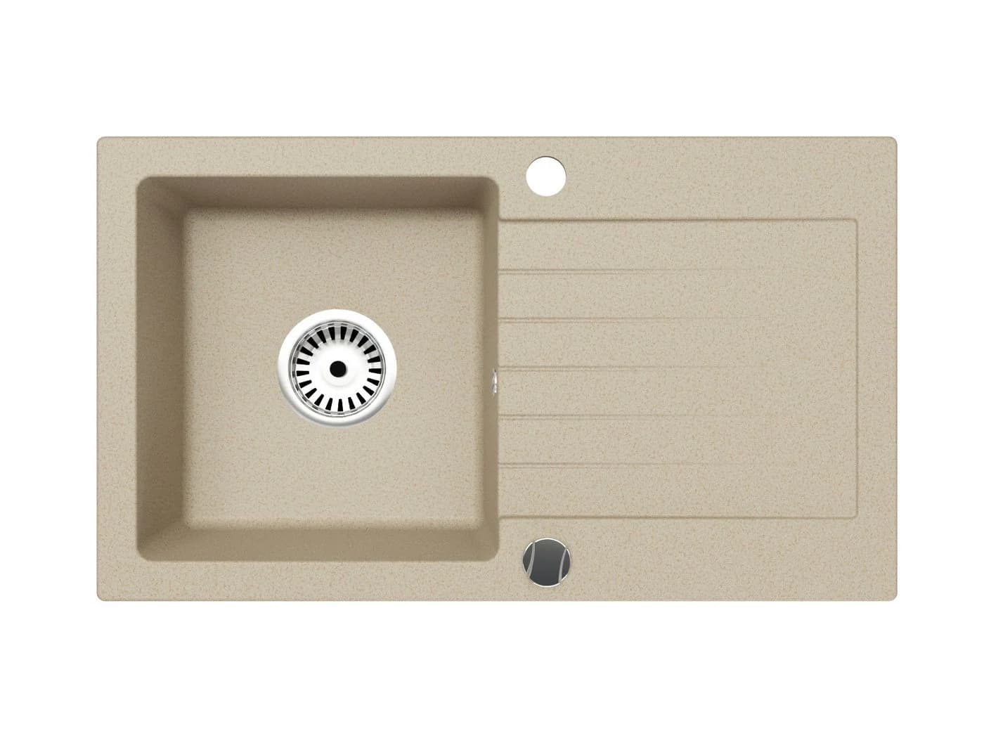 Faizee Möbel Granitspüle Alisha Beige Modern Einbauspüle - Bild 4