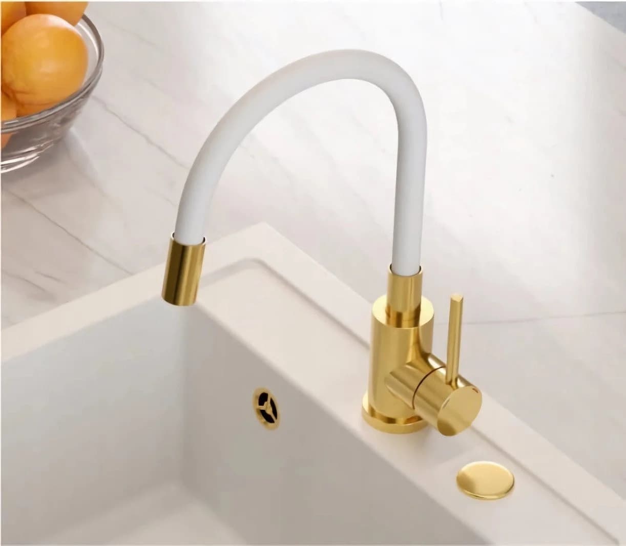 Faizee Home Designer Armatur Edelstahl & Messing Bad & Küche - Bild 2