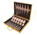 Faizee Home Besteck-Set 24-tlg. Edelstahl Rose Gold Bild 1
