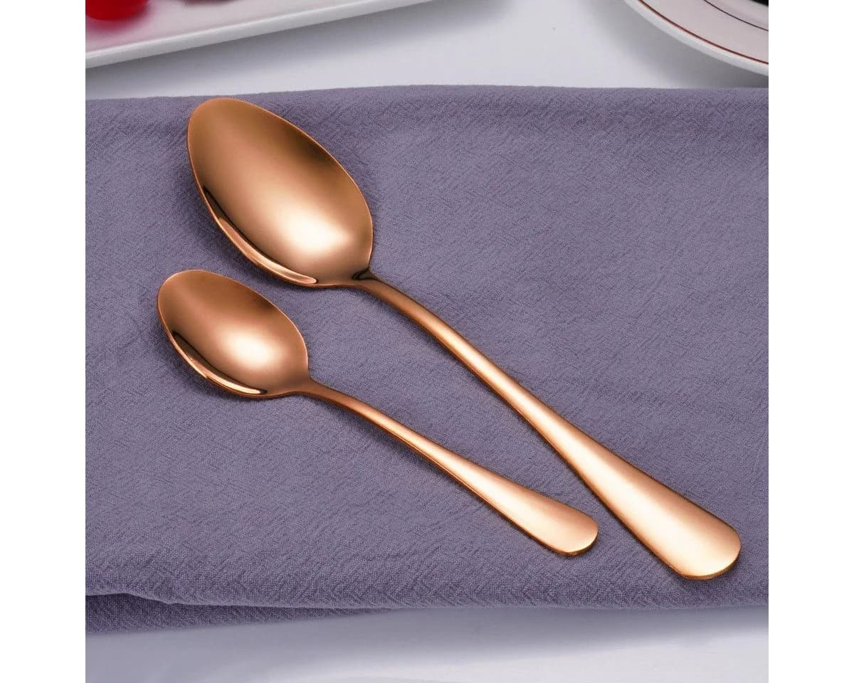 Faizee Home Besteck-Set 24-tlg. Edelstahl Rose Gold - Bild 4