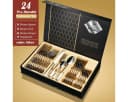 Faizee Home Besteckset 24-tlg. Edelstahl für 6 Personen Silber Bild 1