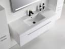 Faizee Home Badmöbel-Set 120cm Unterschrank mit LED-Spiegel und Soft-Close Bild 3