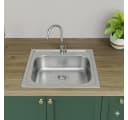 Faizee Home Edelstahlspüle Einbauspüle Modern Satiniert Bild 1