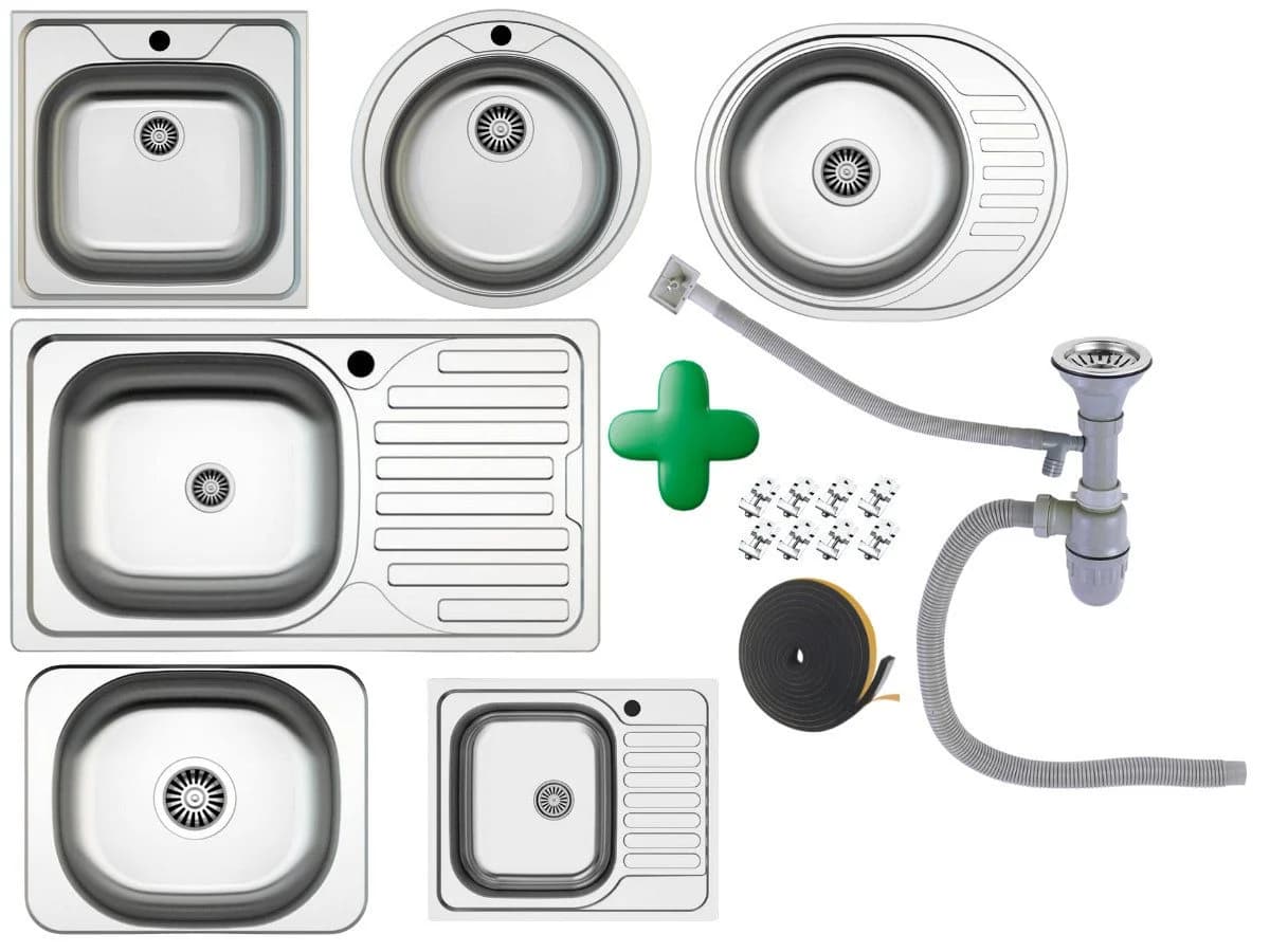 Faizee Home Edelstahlspüle Einbauspüle Satiniert Modern - Bild 2