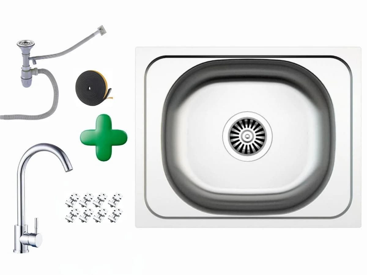 Faizee Home Edelstahlspüle Einbauspüle mit Armatur Komplettset - Bild 2