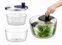 Faizee Home Salatschleuder FreshFlow Manuell Transparent Weiß Bild 2