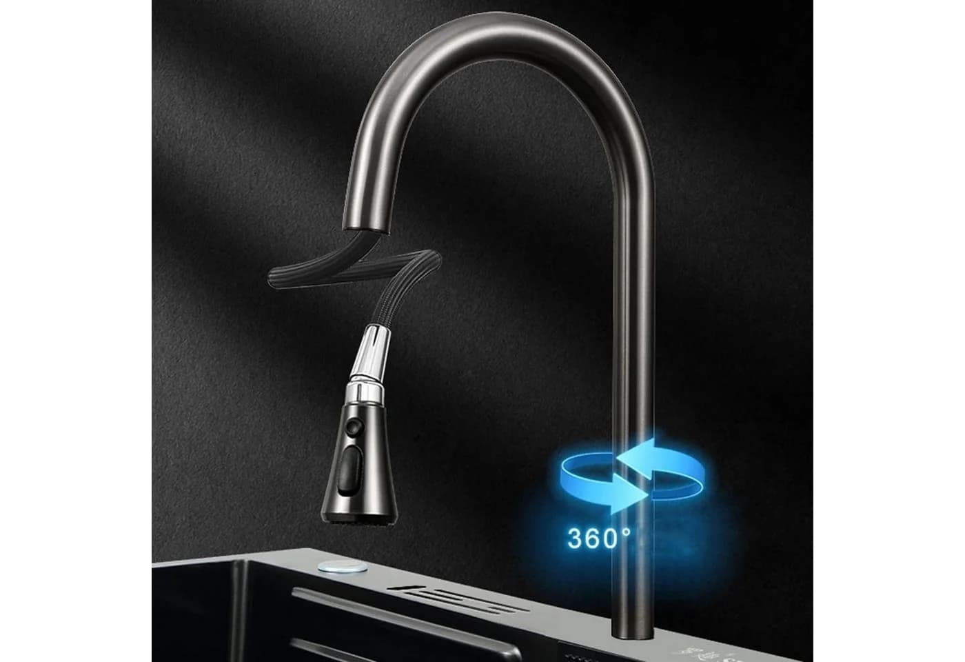 Faizee Home Küchenspüle Nano 75x46cm Edelstahl mit Digitalanzeige - Bild 5
