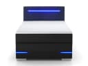wonello Boxspringbett Lennox mit LED-Beleuchtung und Topper Bild 1