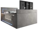wonello Boxspringbett Monaco Samt mit TV-Lift & LED Bild 4
