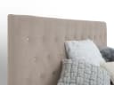 wonello Boxspringbett Sira mit Bettkasten, Matratze & Topper, Samt Beige Bild 5
