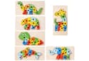 GICO Steckpuzzle Holzpuzzle Set für Jungen und Mädchen 6 er Pack - 3916, Puzzleteile Bild 2