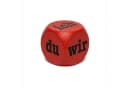 GICO Lesewürfel Ich Du Wir Rot Massivholz Kommunikationswürfel Bild 2