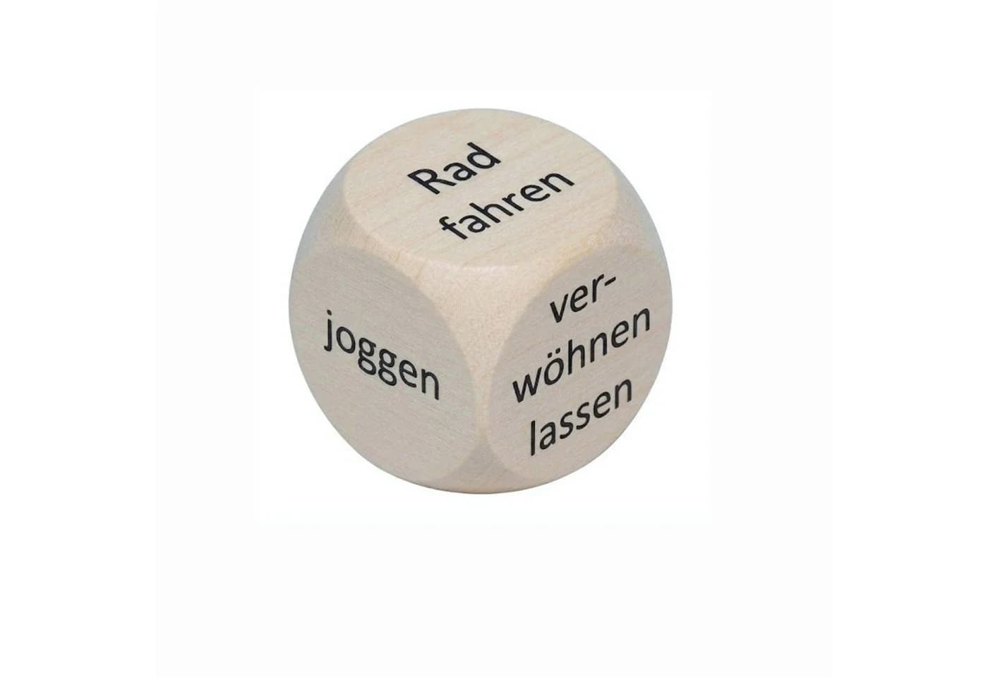 GICO Freizeit Holzwürfel 30 mm Aktivitätswürfel Natur - Bild 2