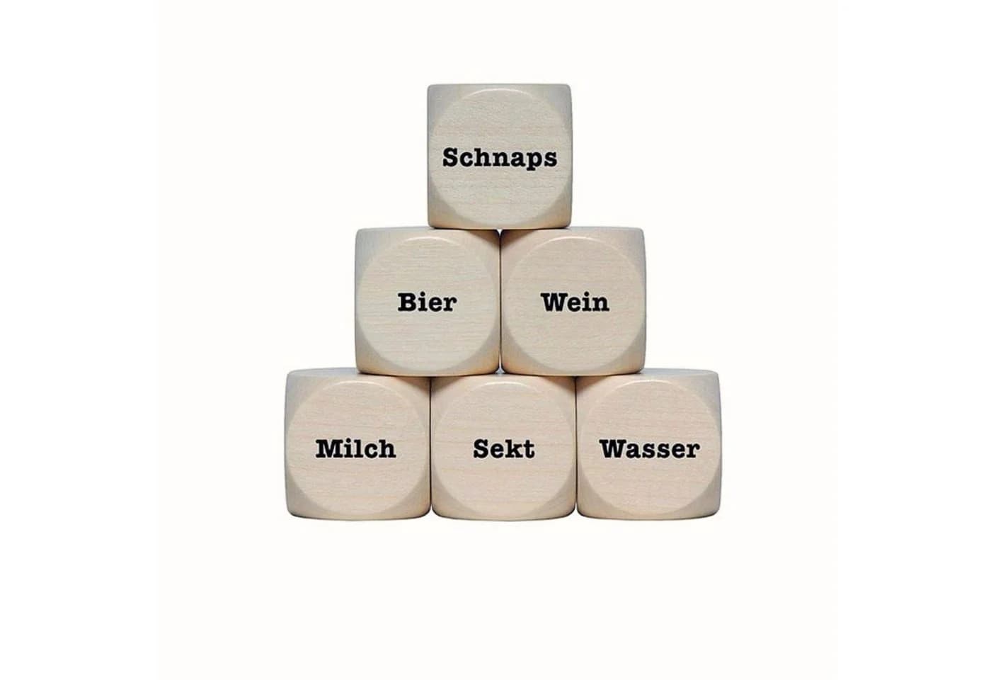 GICO Trinkwürfel Was trinken? Naturbelassenes Holz 30 mm - Bild 3