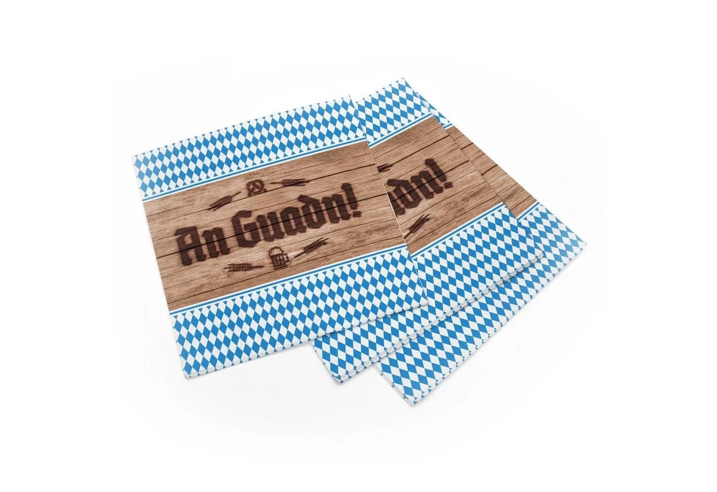 itenga Papierservietten & Windlichter Set Bayrisch Motiv - Bild 3