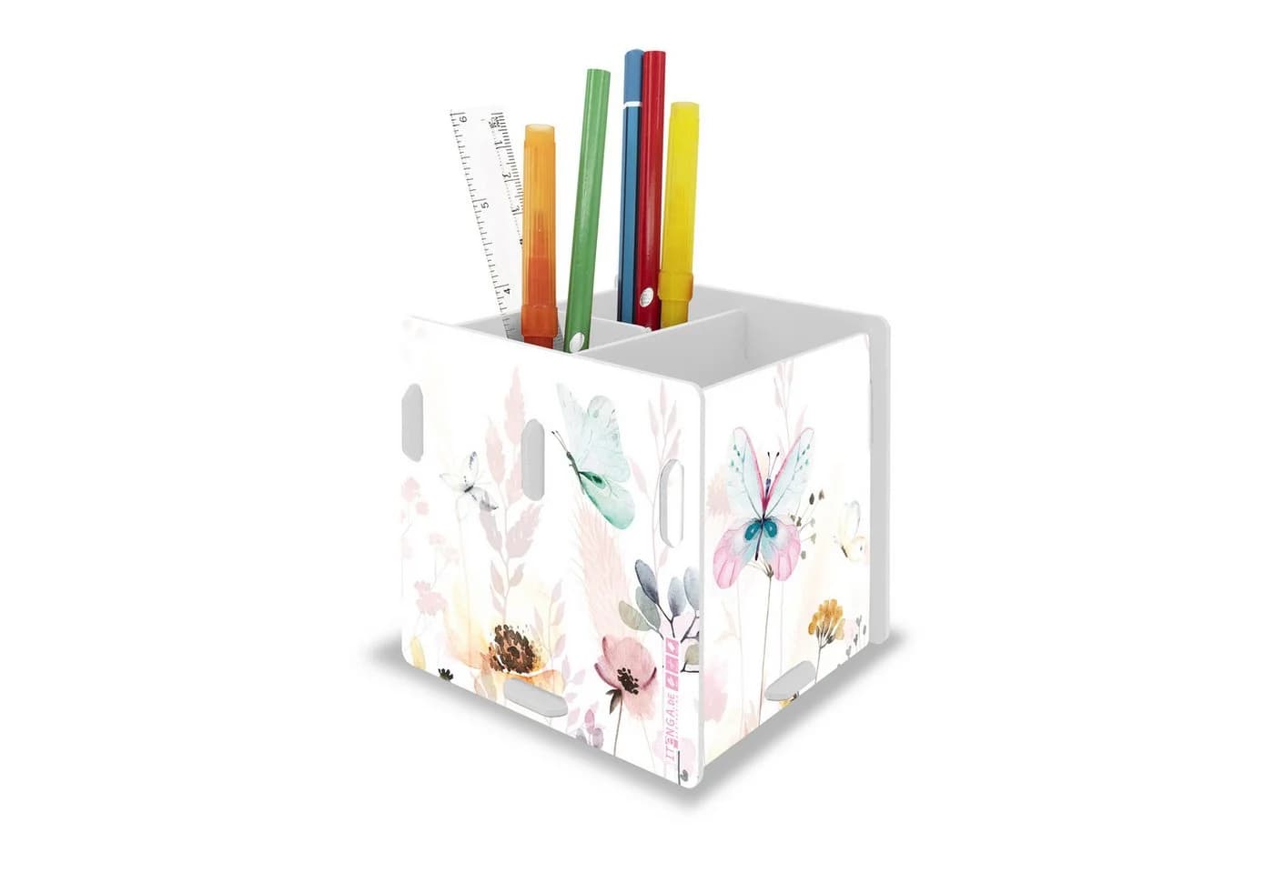 itenga Stifteköcher Schmetterling Steckbar Kunststoff Organizer - Bild 2