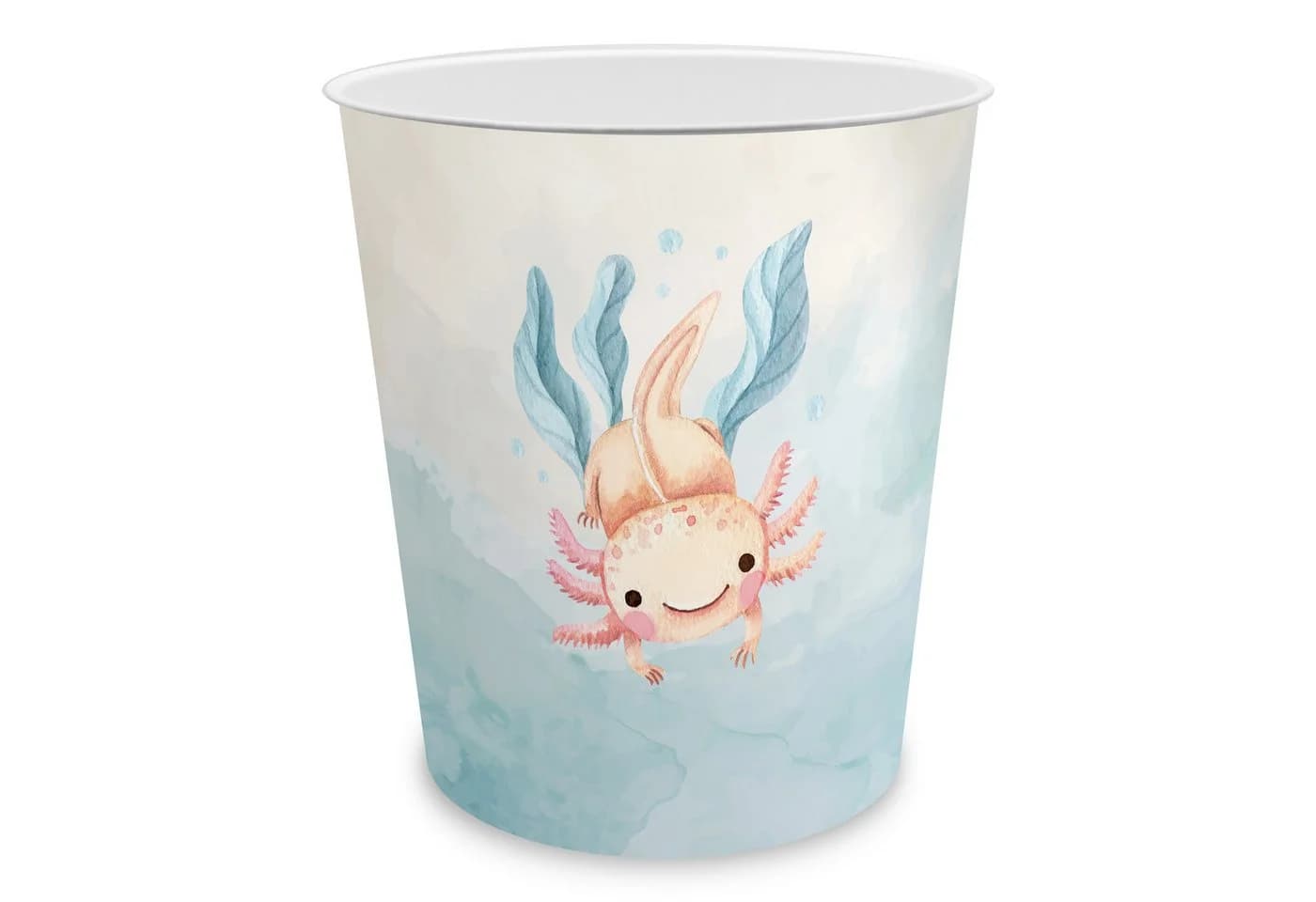 itenga Papierkorb Kinder Motiv Axolotl Kunststoff ca. 11 Liter - Bild 2