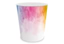itenga Papierkorb Regenbogen Wasserfarben Kunststoff ca. 11 Liter Bild 2