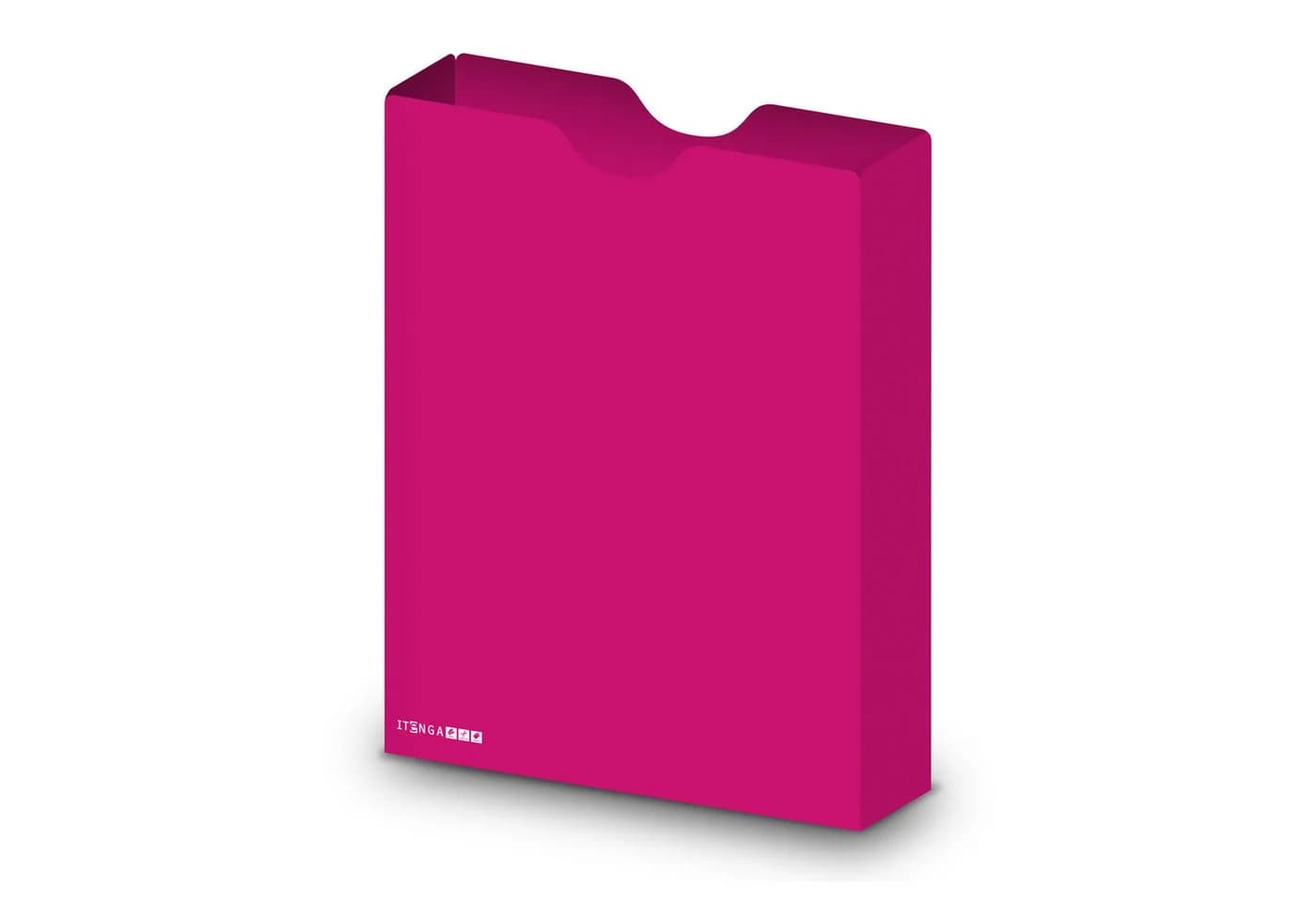 itenga Heftbox DIN A4 Hochformat aus PP pink - Bild 2