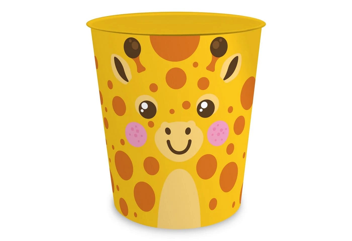 itenga Papierkorb Tiermotiv Giraffe Kawaii Design ca 11 Liter - Bild 2