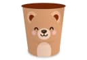 itenga Papierkorb Bär Kawaii Design Kunststoff ca. 11 Liter Bild 2