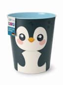 itenga Papierkorb Pinguin Tiermotiv Kunststoff ca. 11 Liter Bild 1