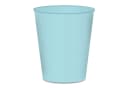 itenga Papierkorb 15 Liter blau - moderner Kunststoff Mülleimer Bild 2