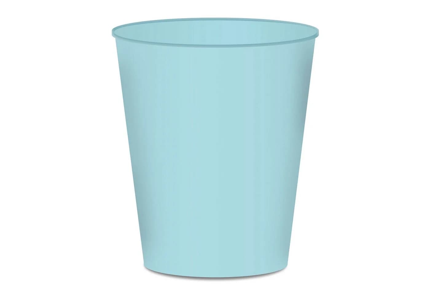 itenga Papierkorb 15 Liter blau - moderner Kunststoff Mülleimer - Bild 2