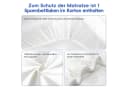 Lexzurn Taschenfederkernmatratze 7-Zonen Orthopädisch Weiss Bild 5
