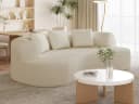 Lexzurn Sofa Schlafsofa Bella Cord Sofa Bettfunktion Bild 2