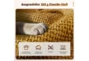 Lexzurn Schlafsofa 3-Sitzer Chenille Beige Bild 4