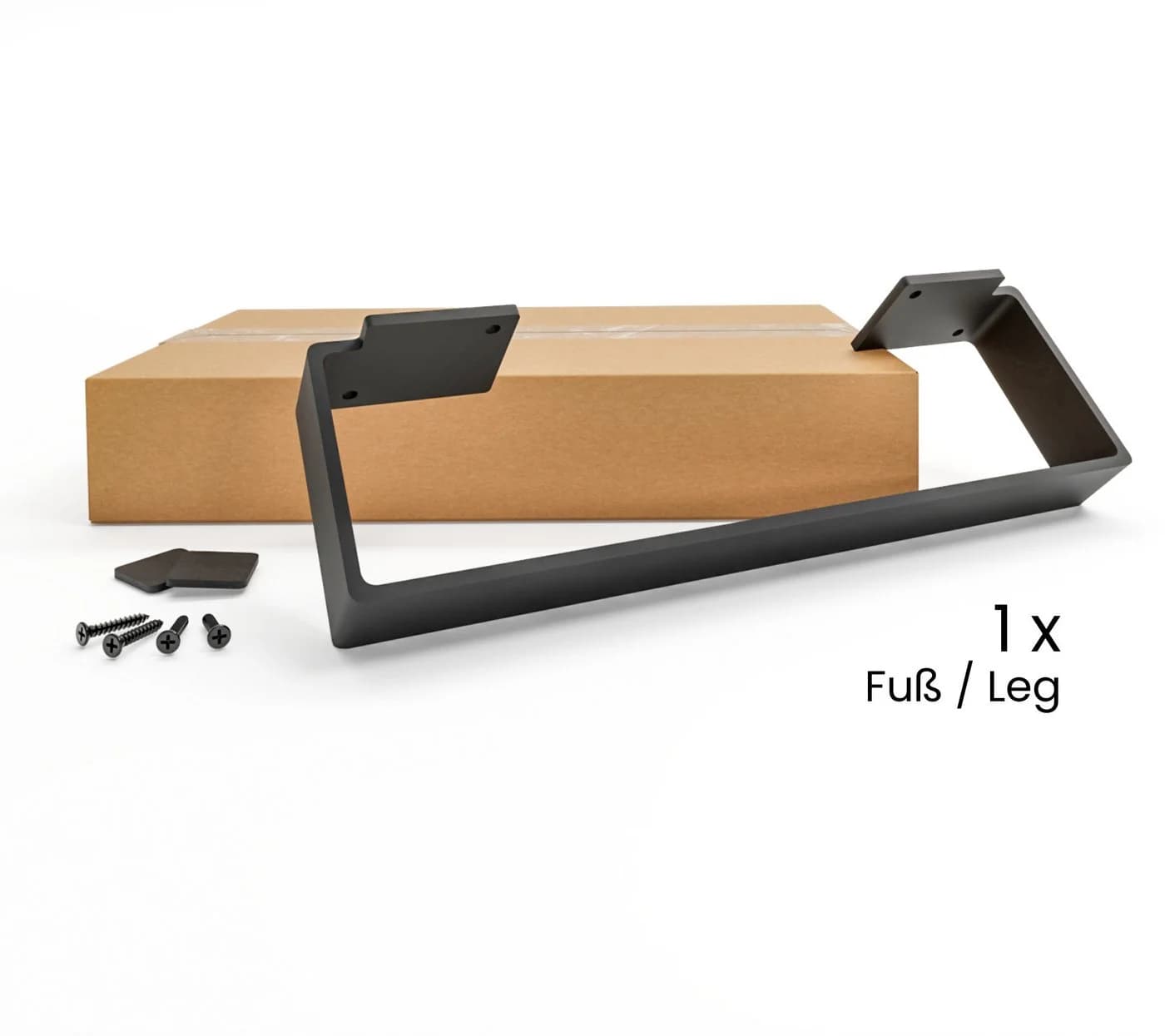 HEVVA Möbelfuß LUXEMBURG Schwarz 20-50 cm