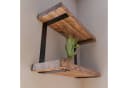 HEVVA Wandregalhalter 2x Doppelte Regalhalter Schwarz HARTENBERG Bild 5