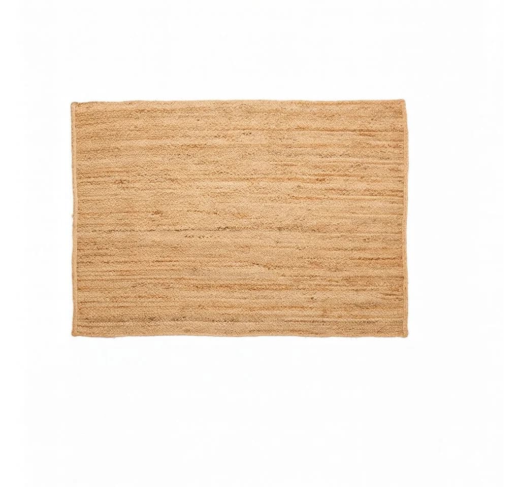 Elegant Floors Rechteckiger Jute Teppich Natur Handgefertigt Boho - Bild 2