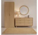Elegant Floors Rechteckiger Jute Teppich Natur Handgefertigt Boho Bild 1