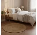 Elegant Floors Runder Jute-Teppich Natur Boho Skandi Bild 3