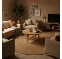 Elegant Floors Runder Jute Teppich Natur Handgefertigt Boho Bild 5