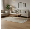 Elegant Floors Teppich Jute-Wolle Natur Handgefertigtes Boho 9 mm Bild 1