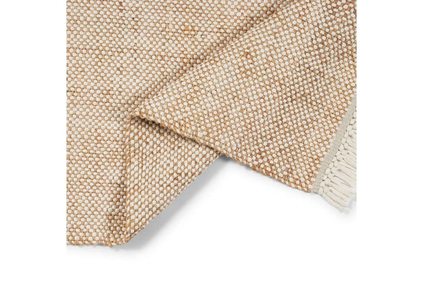 Elegant Floors Teppich Jute-Wolle Natur Handgefertigtes Boho 9 mm - Bild 4