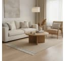 Elegant Floors Teppich Jute-Wolle Natur Handgefertigtes Boho 9 mm Bild 5