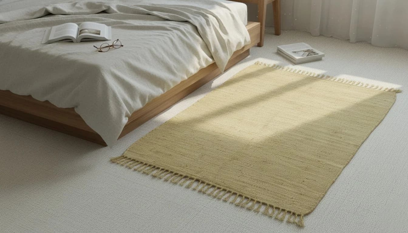 Elegant Floors Chindi Teppich BEIGE 60x90 cm handgewebt