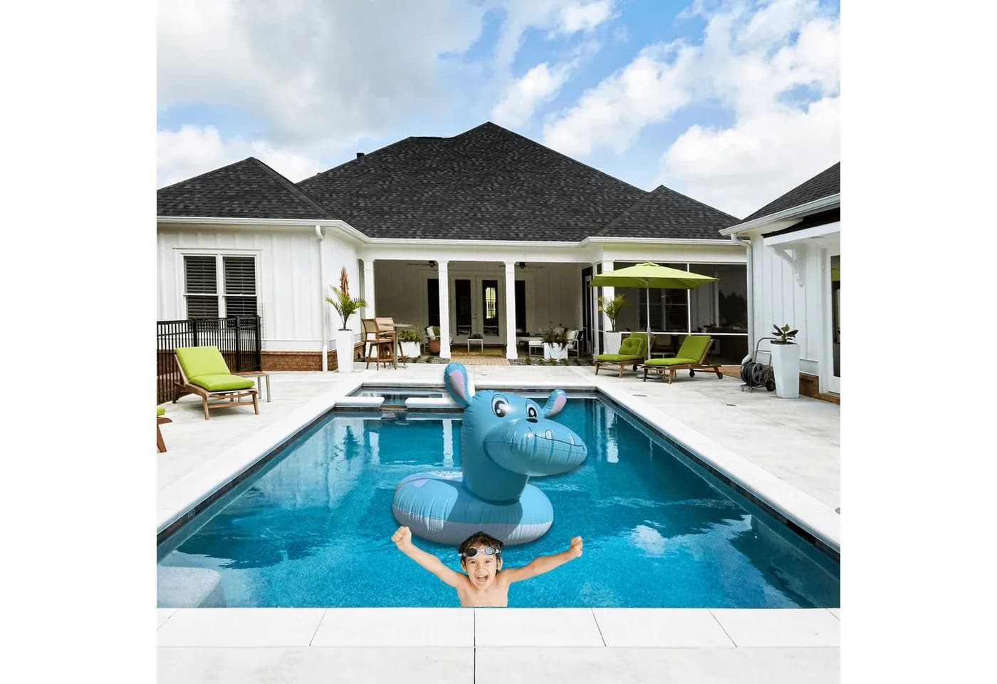 PEGSEN Schwimmtier XXL Pooltiere für Kinder - Bild 5